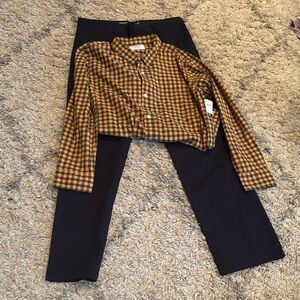 Old Navy Navy Blue Straight Pants